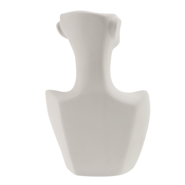 Menneskelig hode blomster vaser portrett vase dekorative nordiske blomsterpotte ornament keramikk statue håndverk
