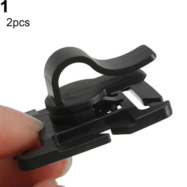 /HA/6 stk. Clips til drikkevandsslange, roterbar Molle hydreringsblære, drikkevandsslange, fælde, slange, webbing clip, Molle passer