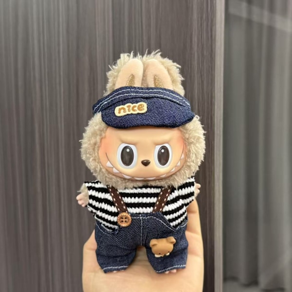 [HH] 17cm Labubu Kläder och Accessoarer Endast Designer, Dockor Ingår Ej, Labubus Original Klädset för La Bubu Docka for 17cm doll CN13