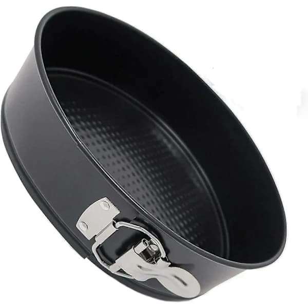 HA~Sæt med 2 runde kageforme 23 cm Non-stick Springform Løs Bund Bageplade
