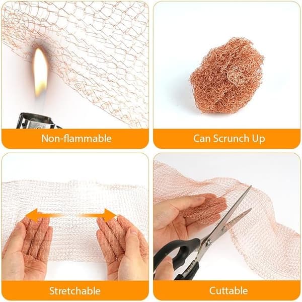 Kobberrulle - Kobbertape mod snegle/Havenet/Kobbernet (12,7 cm x 12 m)
