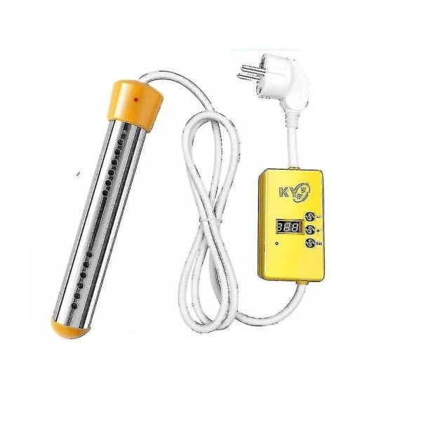 Badekarvarmer 2000W Elektrisk Dyppevarmer Reise-dyppevarmer, Rustfritt Stål Dyppevarmer