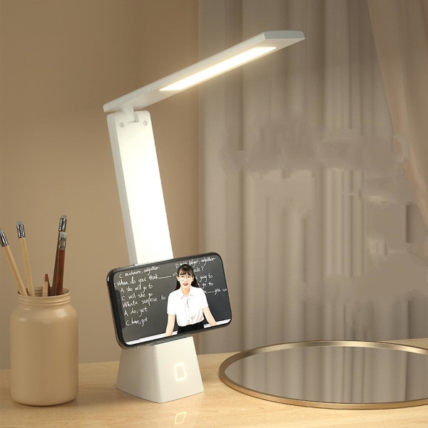 LED-skrivbordslampa - Minimalistisk skrivbordslampa - Uppladdningsbar