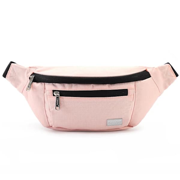 Dam Midjeväskor Crossbody Midjeväska Bröstväskor Telefonficka Justerbar Rem Rosa