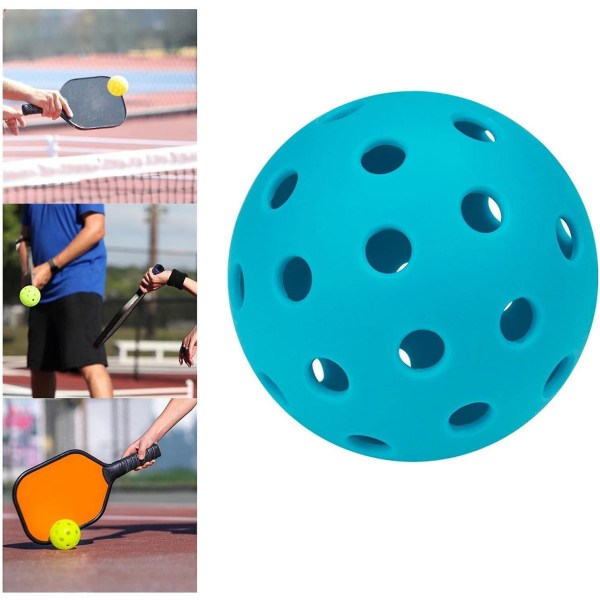 Ljus Pickleball Boll med 40 Hål Träning Leksak Boll Vuxen Tävling Boll Professionell för Utomhusträning Pickleball Tillbehör