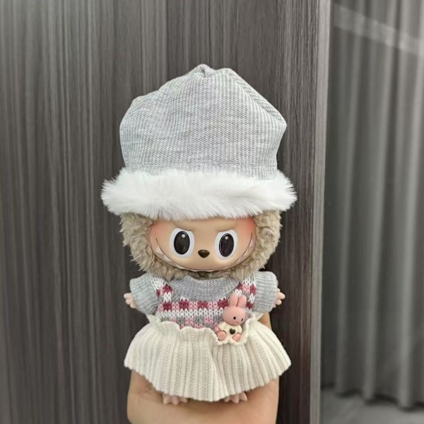 [HH] 17cm Labubu Kläder och Accessoarer Endast Designer, Dockor Ingår Ej, Labubus Original Klädset för La Bubu Docka for 17cm doll CN27