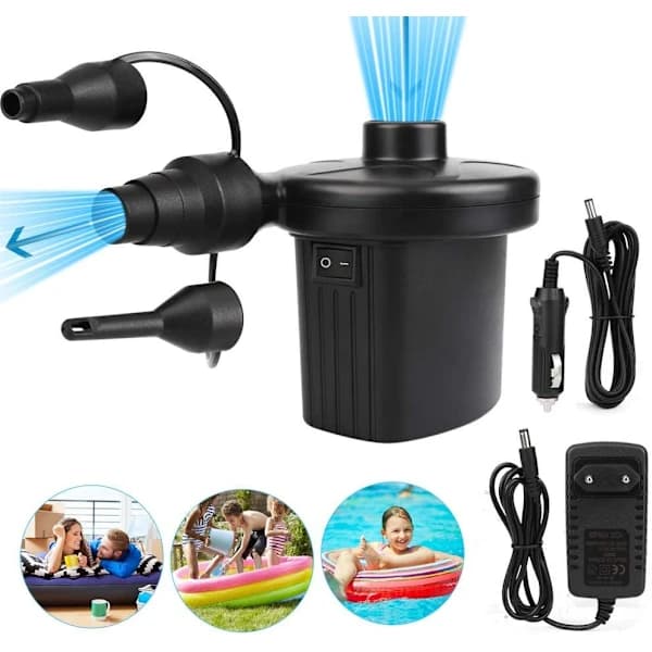HA-Elektrisk luftpump, elektrisk pump, luftmadrass, elektrisk pump