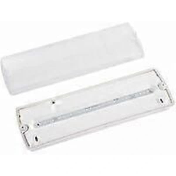 Autonomt nødbelysningssystem, 3 timers belysning, IP65, 200Lm, 6500K, 27 LED-FM-