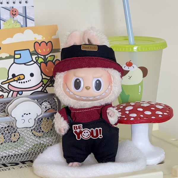 [HH] Labubu Kläder Blind Box Universal Sittande Plyschleksak Tillbehör Labubu Designer Kläder