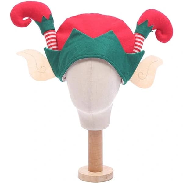 Rolig tomteluva med tomtenisseöron, julklapp, tomteluva för barn