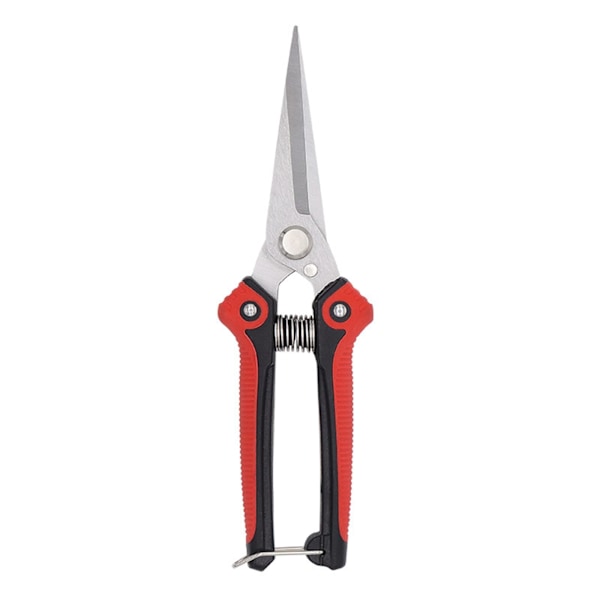 Straight Pruning Shears Gardening Scissors Hand Pruner Pruning Shear Garden Shears Multi-Tasking Garden Snips For (Red)