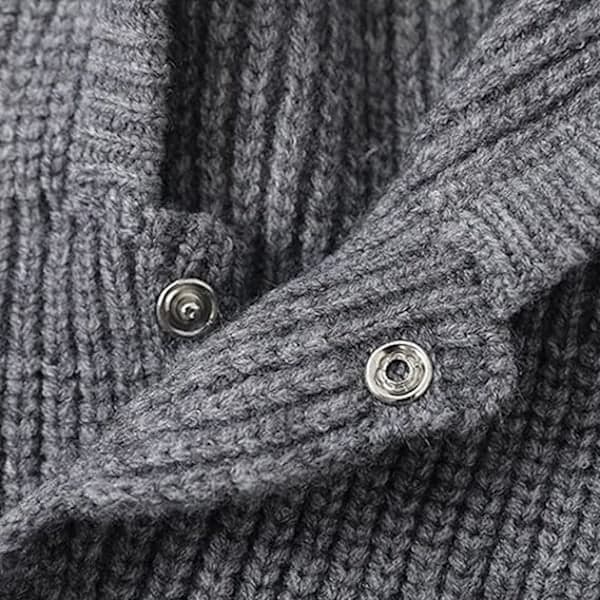 Balaclava Strikket Pullover Hue Vinter Varm Hætte Halstørklæde Hue Kasket til Kvinder Mænd (Beige)