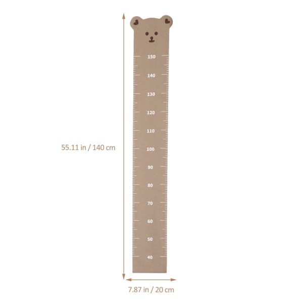 Diagram höjd tillväxt vägg linjal Baby mätning klistermärke