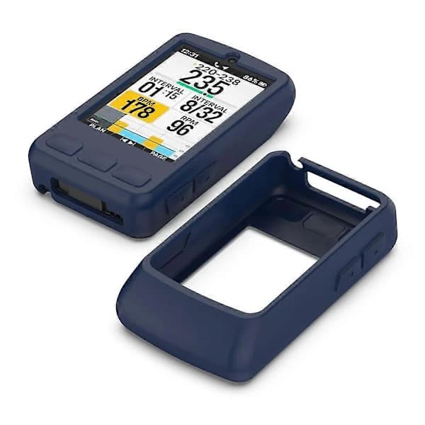 Beskyttende silikondeksel for Wahoo ELEMNT BOLT V3 / BOLT 3 (WF157) Sykkelcomputer Blå