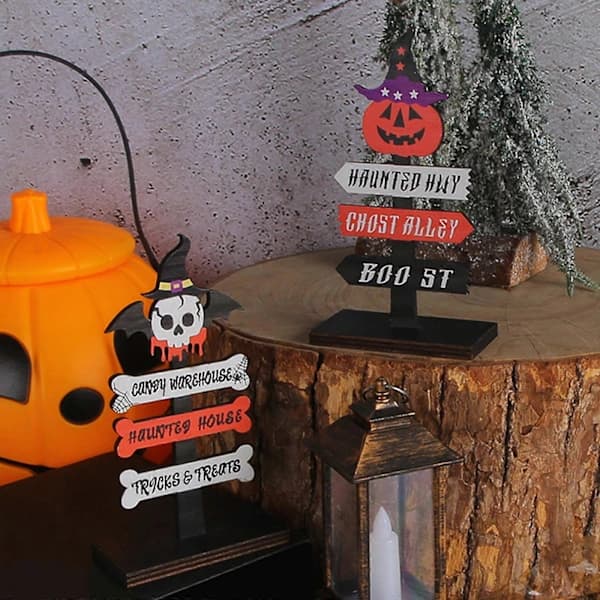 3 stk Halloween Spøkelse Gresskar Dekorasjon