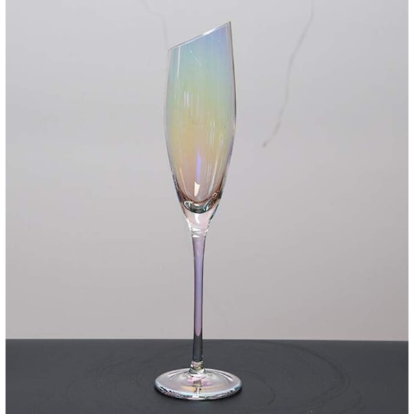 Glasbägare, set med 4 rosa bägare - 5,6oz vattenbägare glasvaror, färgade vinglas för fest, bröllop, semester