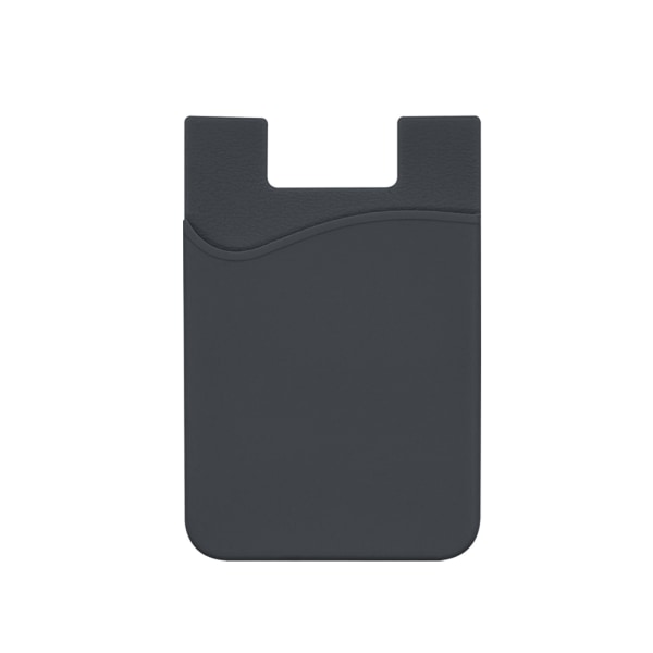 Telefonkortshållare/plånbok - självhäftande svart