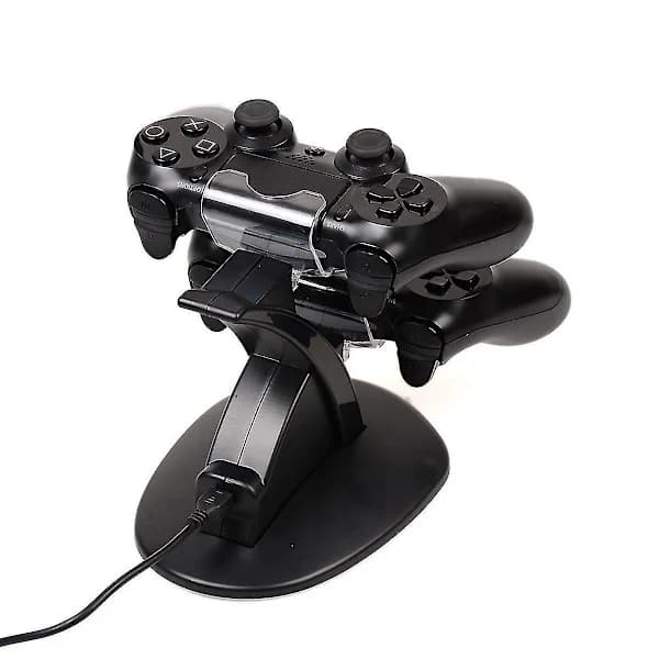 Oplader til spilcontroller Dobbelt opladningsindikator Opladningsstation/dock/stativ til / Slim/ Pro Gam Hy
