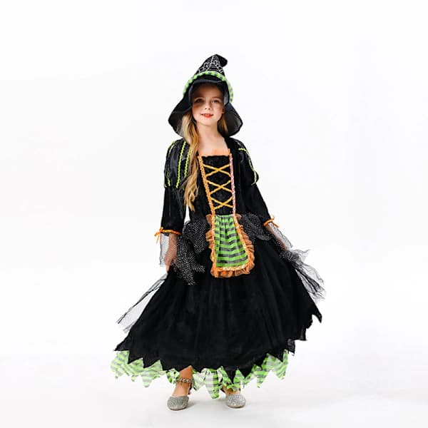 Noidan asu Halloween-asu hatulla (Vihreä-XL)