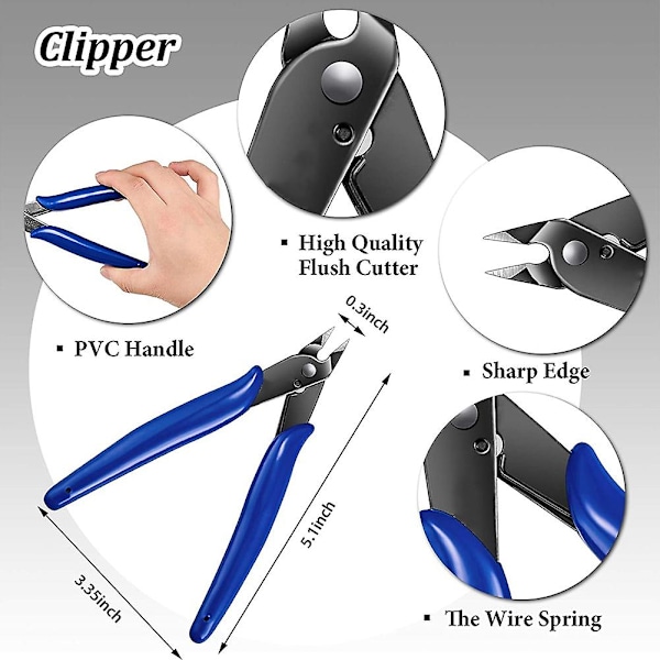 10 kpl metalli DIY-mallityökalusarjaa Tab Edge Cylinder Cone Shape Bending Assist -työkalut 3D-metalli Jigille