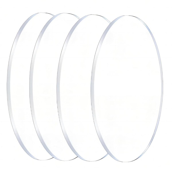 Clear Round Acrylic Sheets 8 Inch Diameter 1/8inch Thick Plexiglass Circles For Signs, Printing, Ca