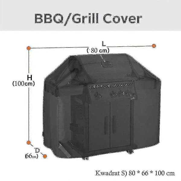 HA~5 koot Vedenpitävä grillipeite BBQ:lle 80*66*100cm