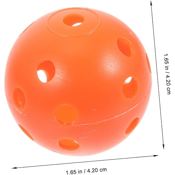 100 stk. Golftræningsbolde Hulbold Multicolor Hdpe