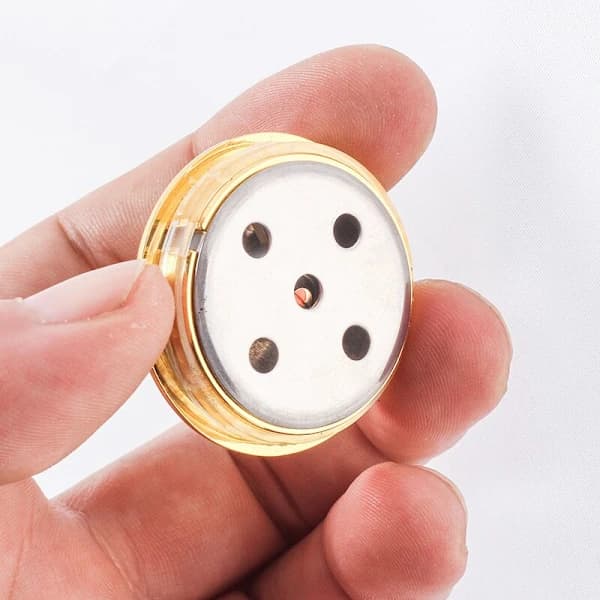 HA-Hygrometer för humidorer, metall, 38 mm, liten cigarr