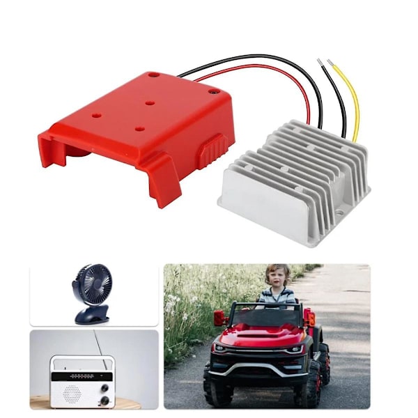 Omvandlare för Power Wheel Inverter Buck Boost Spänningsregulator Anslutningsadapter DIY Adapter