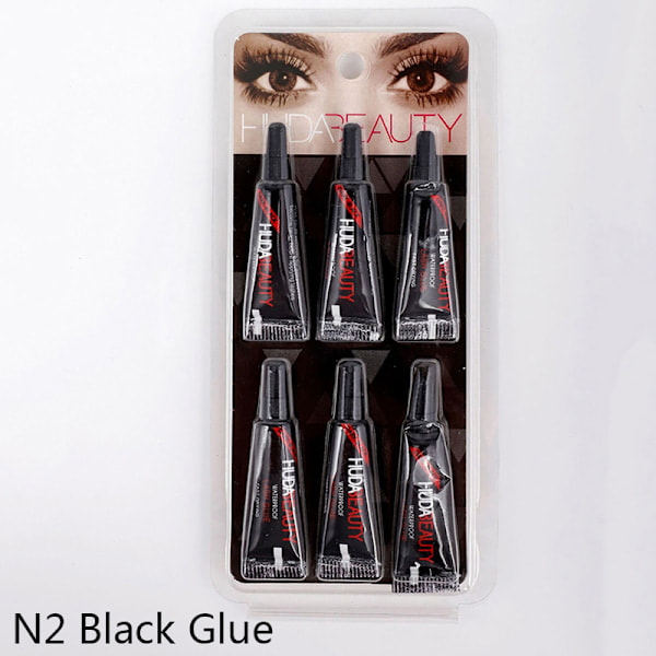 /HH/6 stk./sæt Praktisk vandtæt makeup Øjenvippelim Falske Øjenvipper L N2
