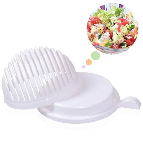 HA~Salatskål med kutter, frukt- og grønnsaksrenser, sil, matlaging, servering på 60 sekunder