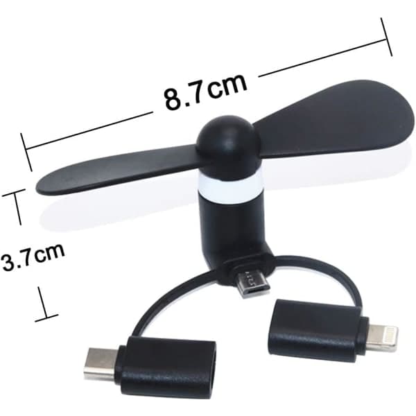 USB-minivifte USB-drevet fleksibel minikjølevifte for bærbar PC