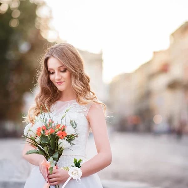 Håndledsblomster til bryllup, blomsterhåndledsblomster sæt kunstige bryllupsrose brud håndledsblomster blomster håndledsblomster til bal (hvid)