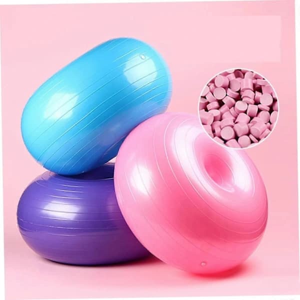 HA~Mini Donitsit Kropps Födelseboll Lila Kuntoilu