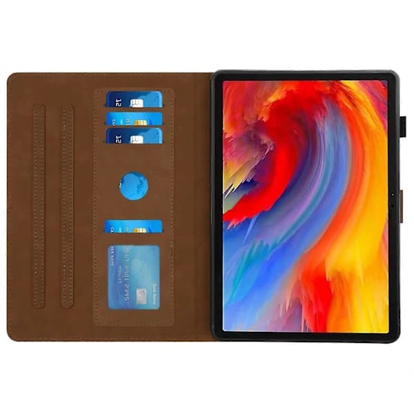 HA-Etui til Lenovo Tab M11/Xiaoxin Pad 11 2024 Læderstativ Flip Tablet Beskyttelse med Kortholder