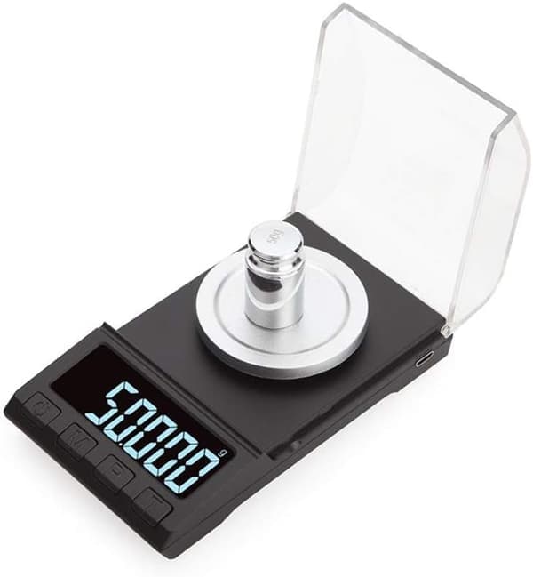 Mini digitalvåg med hög precision 10 g/0,001 g
