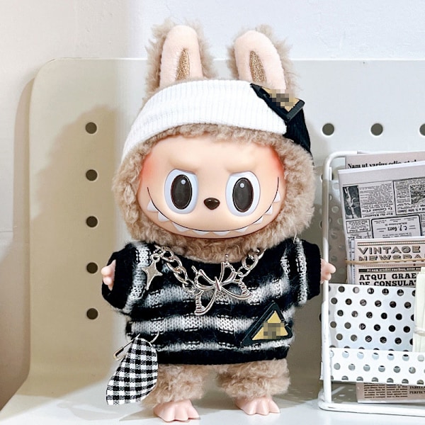 [HH] Labubu Dockkläder Kläder Hatt Skor Outfit Set Labubu Till Kläder Docktillbehör Alla Modeller 37