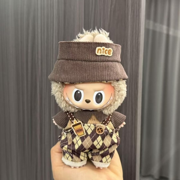 [HH] Labubu Tillbehör och Klädset Anpassad Plysch Labubu Dockor Outfit för Labubu 23