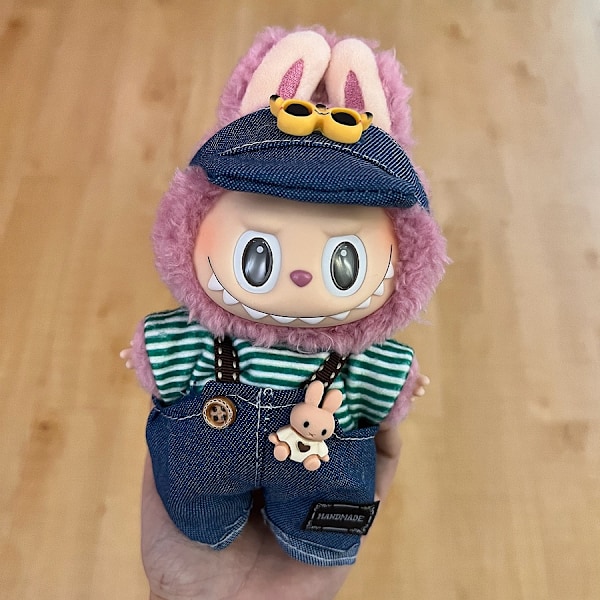 [HH] Labubu Kläder och Accessoarer Endast Kläder POPMART LABUBU Sittande Docka Kläder Hatt 26
