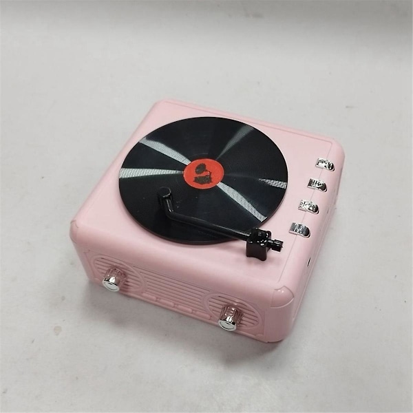 Retro Högtalare Bärbar Bluetooth Högtalare Subwoofer Ljudlåda För Kontor Utomhus Hemspelare Vit