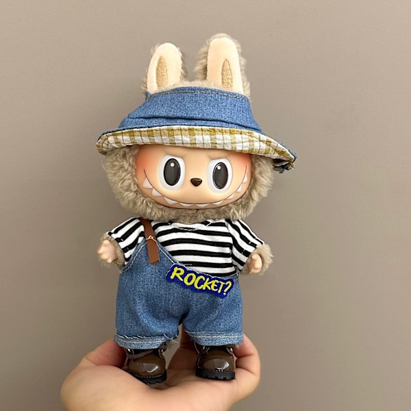 [HH] Labubu Kläder Blind Box Universal Sittande Plyschleksak Tillbehör Labubu Designer Kläder
