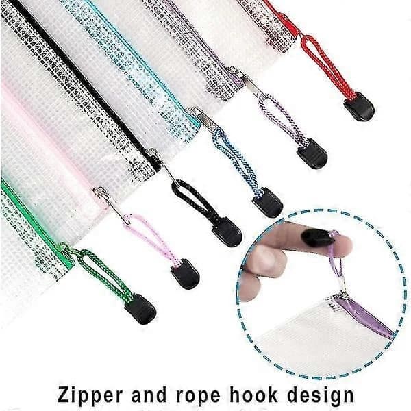 HA-Plastfickor - 24 st Plastmappar Dokumentfickor A5 Ziplock-påsar Plastfickor Present