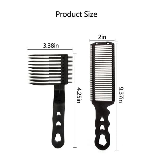 Barber Fade Kam Hårklippekam Buet kam