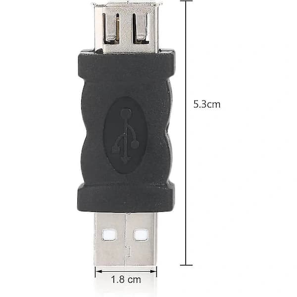 eightnice Firewire Ieee 1394 6-benet hun til USB han-konverter (2 stk)