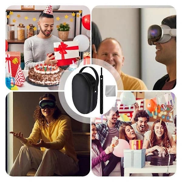 For VR-headset Oppbevaringsveske Hardt Karbonfiber Etui for Reiseetui