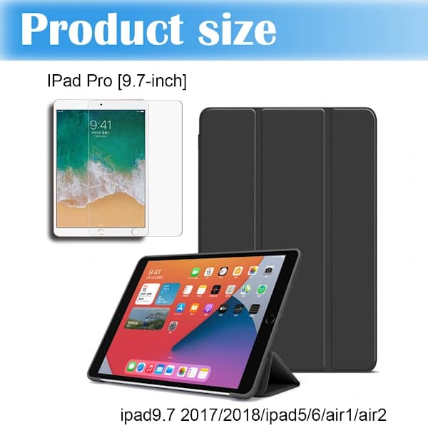 Fodral för iPad 9,7 tum 2017 2018 5:e 6:e generationen A1822 A1823 A1893 A1954
