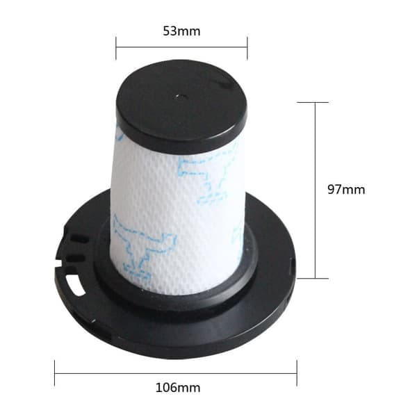 5-pack suodattimia Rowenta Air Force 460 & Flex 560 -imureille