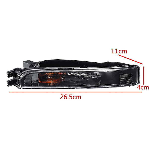 Blinkers fram vänster LED sidoljus för 12-19 stötfångare blinkers 5c5953041a