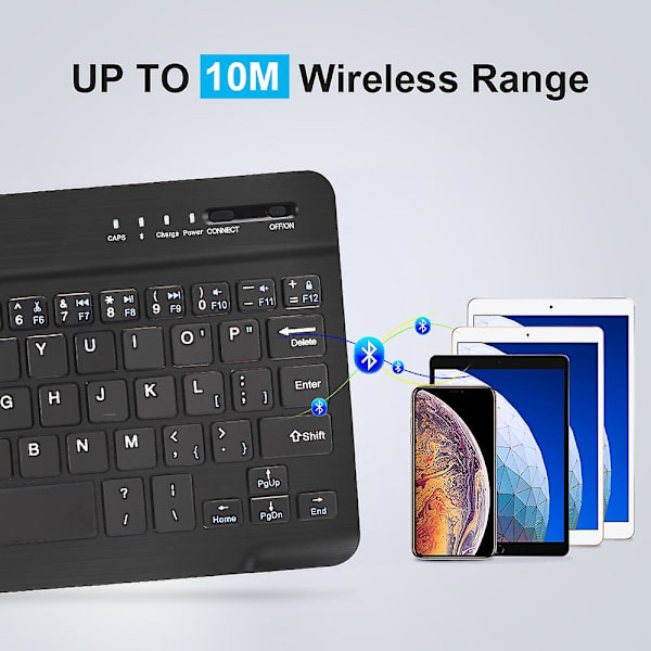 Mini Bluetooth-näppäimistö langaton venäläinen näppäimistö tabletti espanjalainen ladattava näppäimistö tabletille ipad matkapuhelimelle kannettavalle tietokoneelle