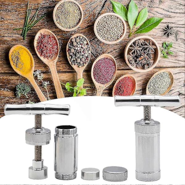 Ginger Press Ergonomic Handle Detachable High Strength Leak-proof Easy to Press Versatile Zinc Alloy T-shaped Garlic Press Tool